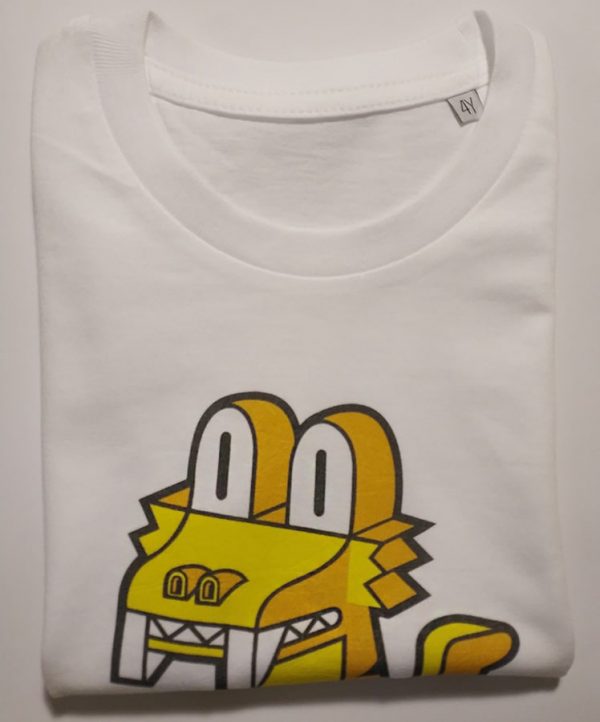 Camiseta orgánica con ilustración Dientes de Sable