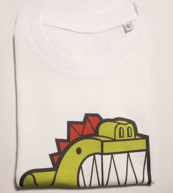 Camiseta orgánica con ilustración Dragón