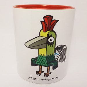 Taza de ceramica con ilustración Rock Bird